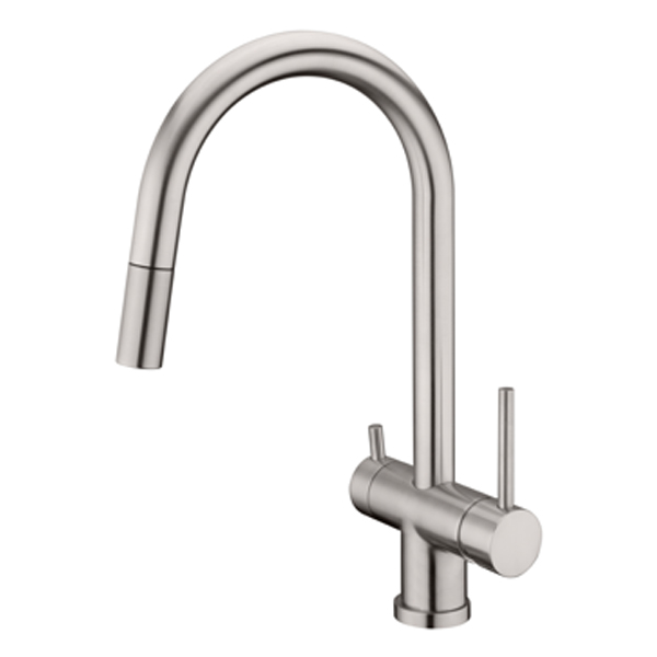 518128 FWL Dolomite 3 Way Filter Tap Brushed Nickel PVD